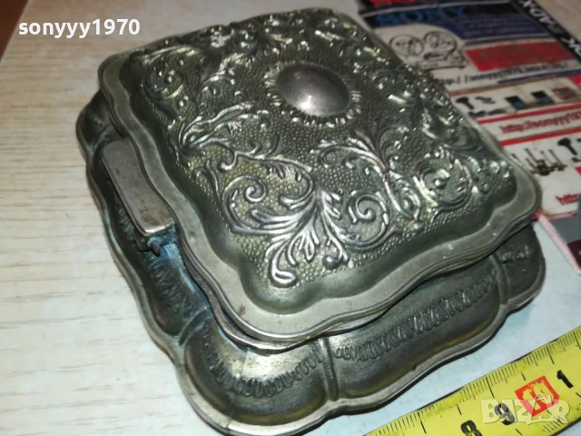 МЕТАЛНА КУТИЯ ЗА КОЛЕКЦИЯ 3107250835LCHERY, снимка 2 - Антикварни и старинни предмети - 51199289