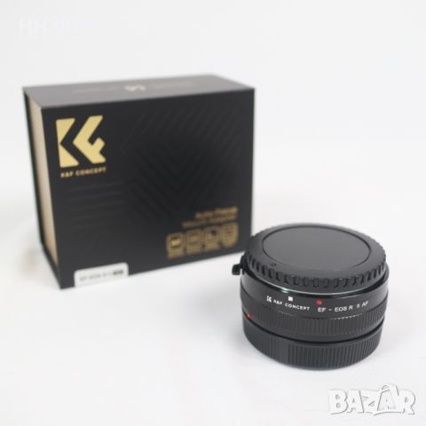 Адаптер Canon ef и ef-s към eos-R ( K&F ) за Canon RP,R6,R,R50,R100, снимка 1 - Обективи и филтри - 46329299