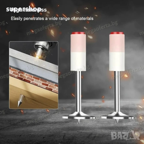 Професионални Стоманени Пирони за Пистолет за Нитове 100бр., снимка 3 - Други инструменти - 53891672