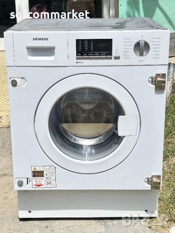 Комбинирана пералня със сушилня за вграждане 7/4 кг Siemens WK14D541 iQ500 , снимка 4 - Перални - 46307660