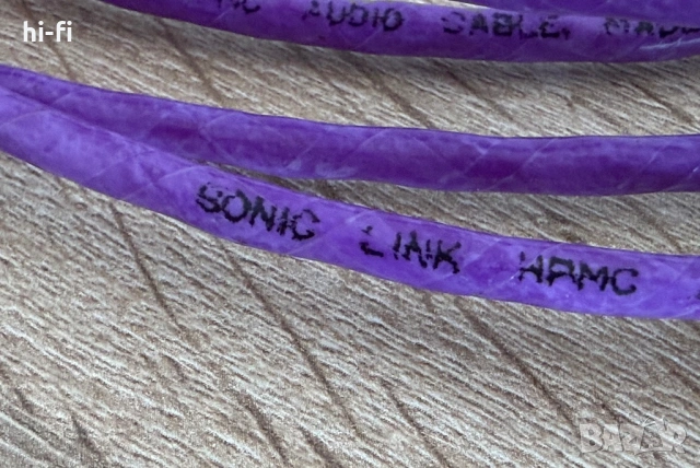 Sonic Link Ultra Violet (Black Rhodium) RCA / Аудио кабели, снимка 8 - Ресийвъри, усилватели, смесителни пултове - 53610505