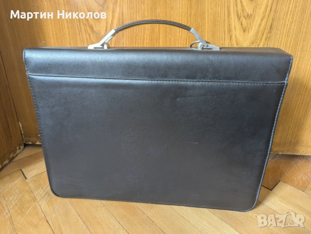 Thiery Mugler - дизайнерска кожена чанта за документи, снимка 3 - Чанти - 54236987