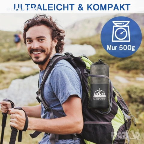 Willnorn Подплата за спален чувал, чаршафи за пътуване и чувал за спане за възрастни за туризъм, хот, снимка 5 - Палатки - 51488201