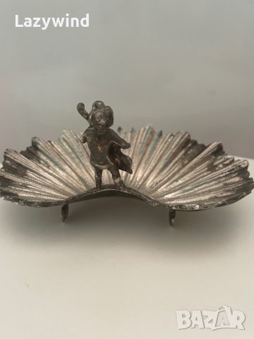 Сребристо метално съдче, снимка 5 - Антикварни и старинни предмети - 46398707
