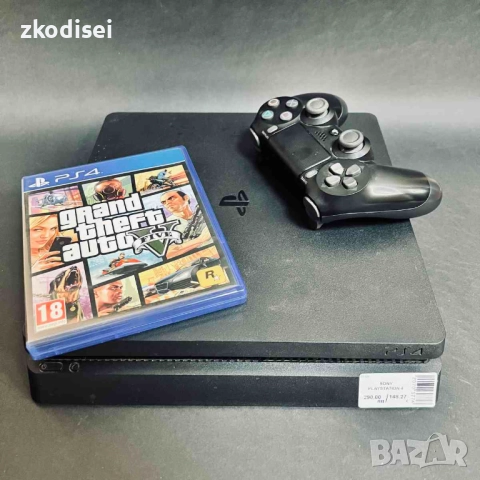 Конзола SONY - PS4 с 1бр. джойстик и 1бр. игра