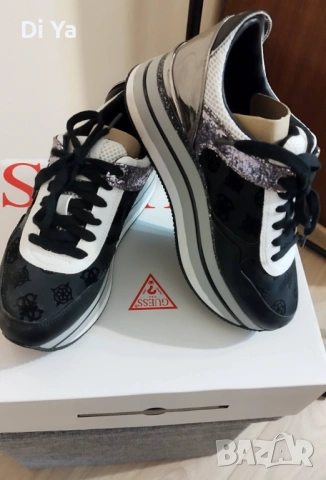 Оригинални Guess Сникърси Hindle FL5HID FAM12, снимка 9 - Маратонки - 54196367