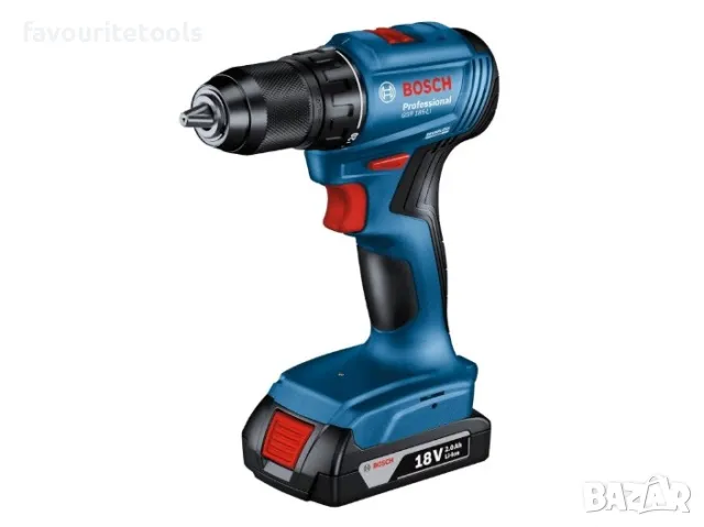 Bosch GSR185-li акумулаторен винтоверт 18V, 2 батерии, зарядно и куфар - 06019K3000, снимка 1 - Винтоверти - 38385855