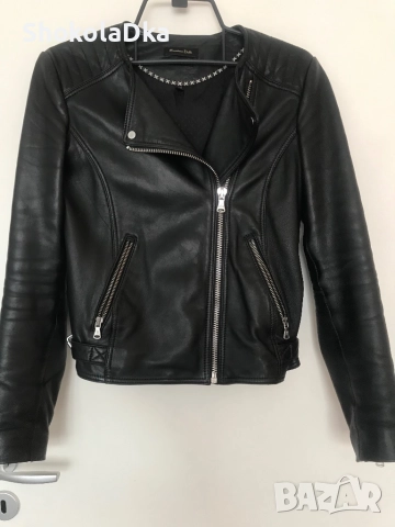 Кожено яке Massimo Dutti XS