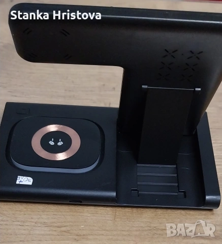 Безжично зарядно 4в1JJT- A80., снимка 4 - Друга електроника - 53130156