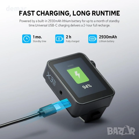 Godox X3 Pro N, 2.4G безжичен сензорен екран, предавател за светкавица, снимка 9 - Светкавици, студийно осветление - 54216101