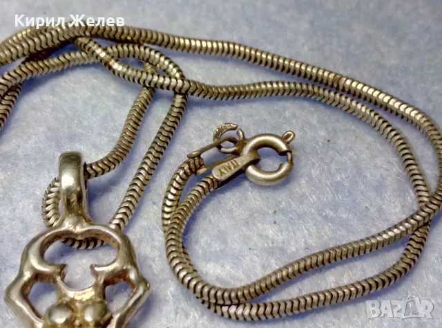 ЗОДИЯ СКОРПИОН ФИГУРАЛЕН СРЕБЪРЕН МЕДАЛЬОН с ФИНА СРЕБЪРНА ВЕРИЖКА СРЕБРО 925 ITALY 49834, снимка 8 - Колиета, медальони, синджири - 50340556