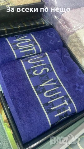 Louis Vuitton Луксозни Хавлии - 2бр. в кутия - Налични Различни Цветове Код E615, снимка 4 - Хавлиени кърпи - 50957798