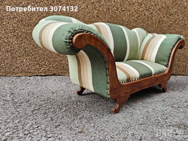 Ръчно изработено диванче за кукли, снимка 4 - Дивани и мека мебел - 45595045