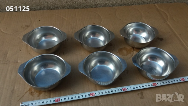 никел - комплект от 6 броя купички - отлични , снимка 7 - Антикварни и старинни предмети - 52605549