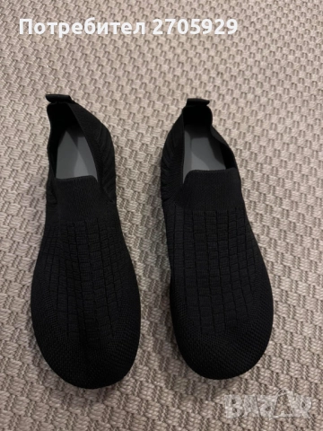 Черни еластични "Боси обувки", снимка 4 - Дамски ежедневни обувки - 51511621