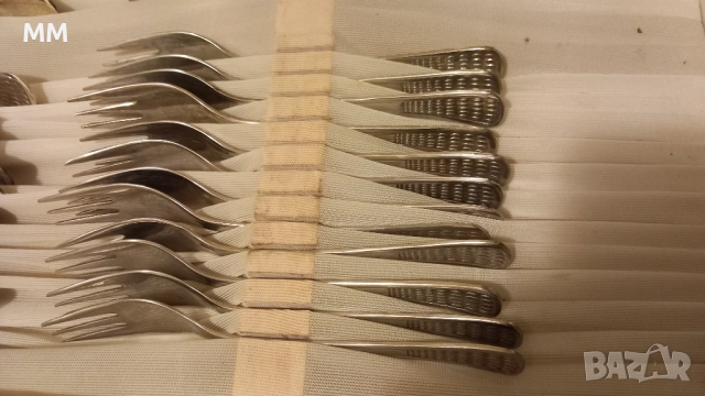Комплект прибори П.Денев Перла , снимка 6 - Прибори за хранене, готвене и сервиране - 52541927