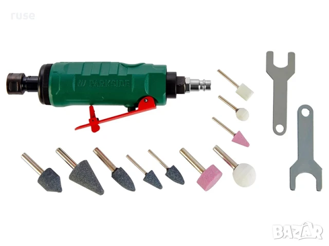 НОВИ! Пневматичен прав шлайф в куфар Parkside, снимка 3 - Други инструменти - 50734472