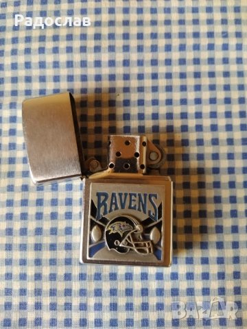 колекционерска запалка Zippo Ravens Baltimore , снимка 2 - Запалки - 51909558
