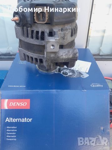 14V 100A Alternator Toyota 27060-0G011 Denso 104210-4521 _ DAN938 Динамо с нови четки и регулатор, снимка 3 - Части - 46717794