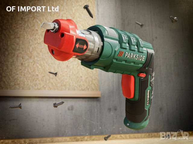 Акумулаторен винтоверт със сменяеми накрайници PARKSIDE 4V Li-Ion, снимка 7 - Винтоверти - 53188548