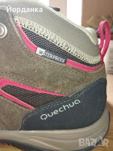 ДАМСКИ ТУРИСТИЧЕСКИ ОБУВКИ ЗА ПЛАНИНСКИ ПРЕХОДИ QUECHUA, снимка 5 - Маратонки - 54145375
