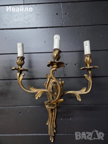 Два броя бронзови апликации , снимка 2 - Антикварни и старинни предмети - 53200944