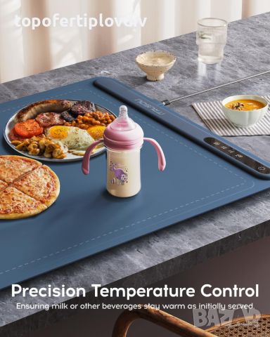 Затопляща плоча за храна,напитки и други iTRUSOU Warming Plate for Food, снимка 7 - Котлони - 46620807