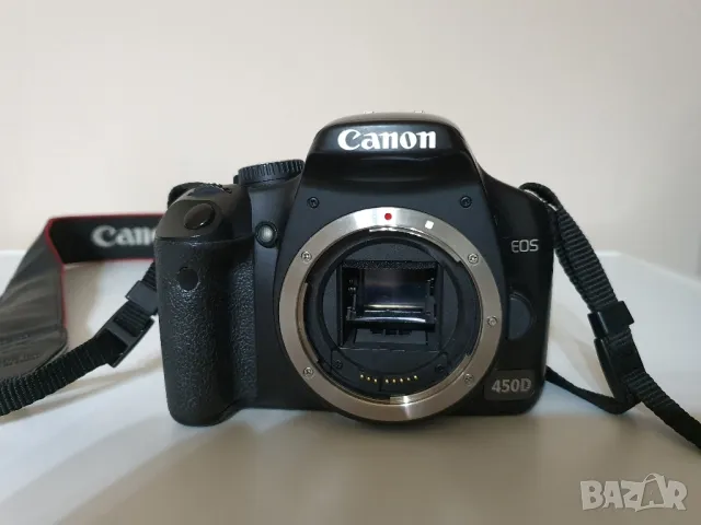 Canon-450D, снимка 1 - Фотоапарати - 49043654