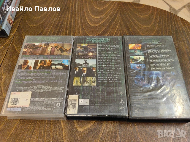 Видео касети Матрицата Трилогия, снимка 2 - Екшън - 53634243