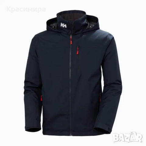 Мъжко ветроходно яке Helly Hansen Crew Hooded Midlayer 2 navy, снимка 8 - Якета - 52928849