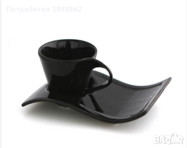 Порцеланов сервиз за чай и кафе. , снимка 2 - Сервизи - 53699219