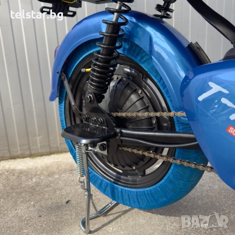 Електрически скутер TelStar TBSLD T-REX с двойна седалка нов модел 2025 , високопроизводителни батер, снимка 3 - Мотоциклети и мототехника - 52426319