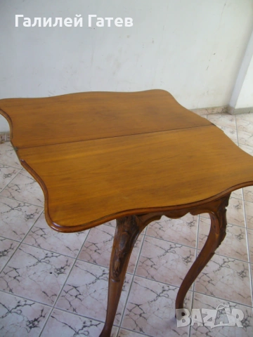 Старинни Маси за Хранене - Орехови, снимка 14 - Антикварни и старинни предмети - 49093053