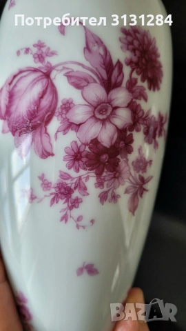 Rosenthal Thomas антикварна Ваза Арт- Нуво Германия, снимка 4 - Вази - 51498113