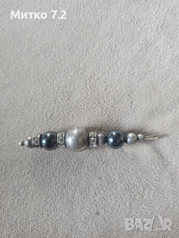 Сребърна брошка 1, снимка 4 - Други - 52736010