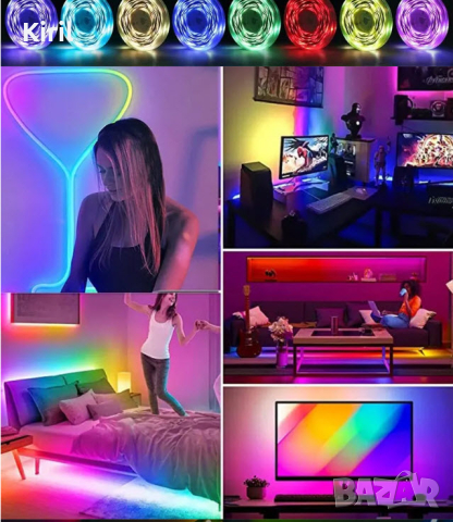 10M USB  LED лента RGB Дистанционно управление  Гъвкава Диодна лента за  осветление, снимка 3 - Лед осветление - 45049124