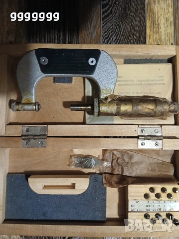 Микрометри СССР и GDR, снимка 3 - Стругове - 53050540