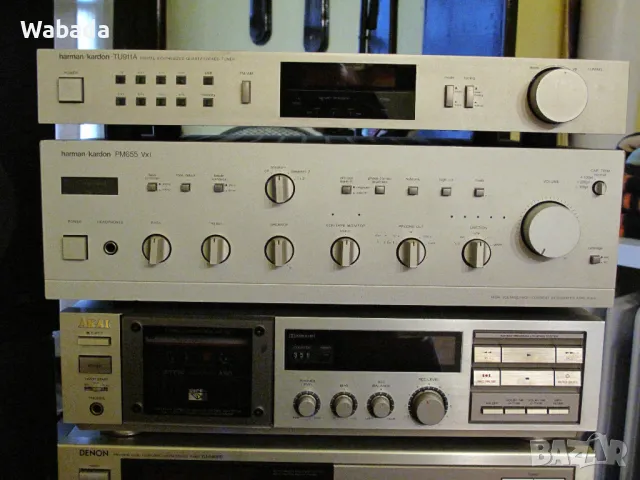 Усилвател Harman Kardon PM-655VXi (1987-1988) и тунер Harman Kardon TU-911A (1988) отлични, снимка 2 - Ресийвъри, усилватели, смесителни пултове - 47230020