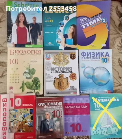 Учебници 10 клас, снимка 1 - Учебници, учебни тетрадки - 45607782