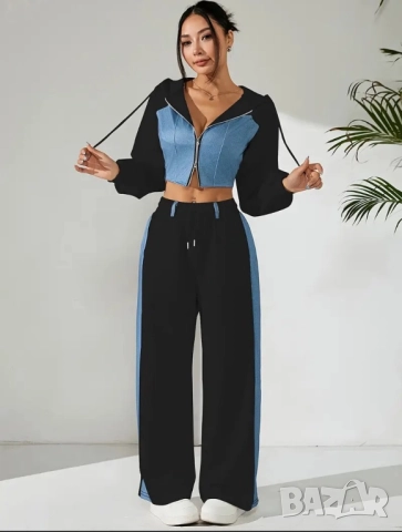 Елегантен дамски комплект от две части, снимка 2 - Комплекти - 52878565