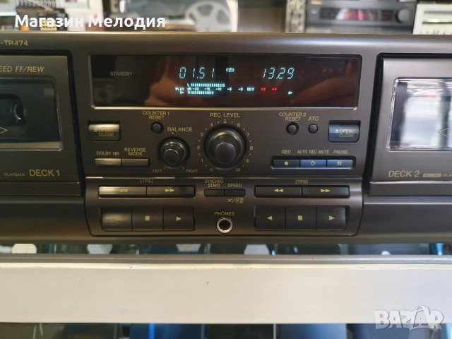 Касетен дек Technics RS-TR474 В отлично техническо и визуално състояние., снимка 4 - Декове - 35508370