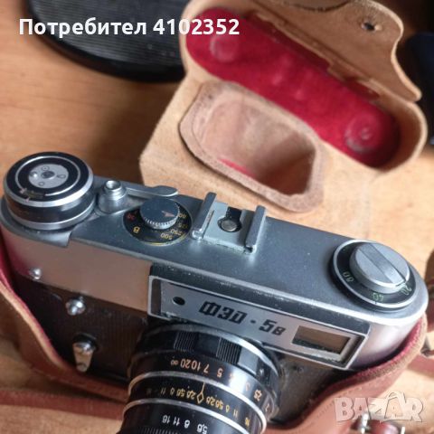 Продавам руски ретро фотоапарати - "ФЕД 5В" и "Смена", снимка 8 - Фотоапарати - 45852495