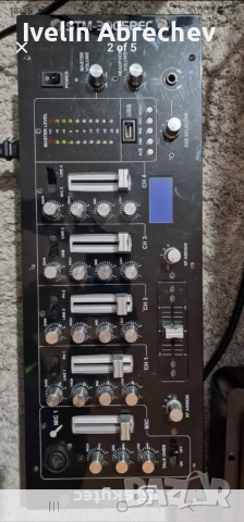 4 канален пулт с USB плеър, снимка 2 - Ресийвъри, усилватели, смесителни пултове - 52012263