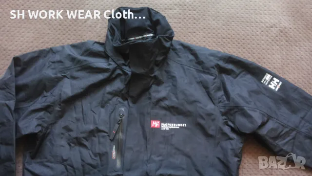 HELLY HANSEN 71043 Manchester Waterproof Shell Jacket Work раз L работно яке водонепромукаемо W4-242, снимка 4 - Якета - 47141662