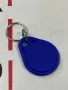  RFID MiFare 1 чип карта ключодържател 13.56 MHz за контрол на достъп сини, снимка 1