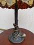 Прекрасна голяма настолна лампа Тифани , снимка 6