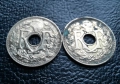 Стара монета 25 сантима 1938 г. и 1939 г. Франция - красиви !, снимка 13