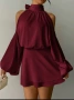 Червена къса рокля, снимка 3