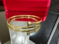 CARTIER Nail Juste un Clou Small Thin Gold Diamonds Гривна Пирон, снимка 1