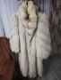 Дамски кожух от сребърни лисици , снимка 4